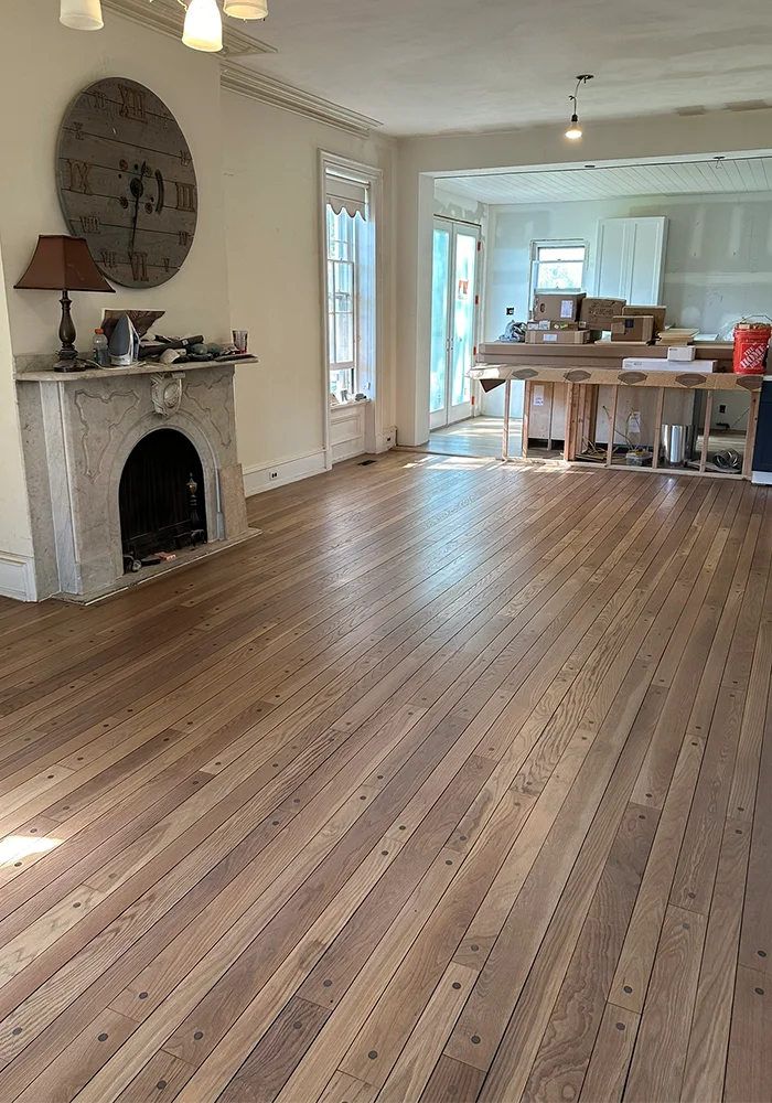Hardwood floor installation 3