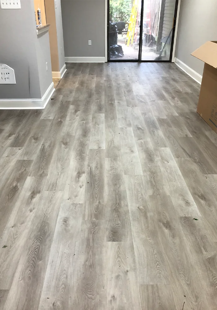 LVP flooring installation 1