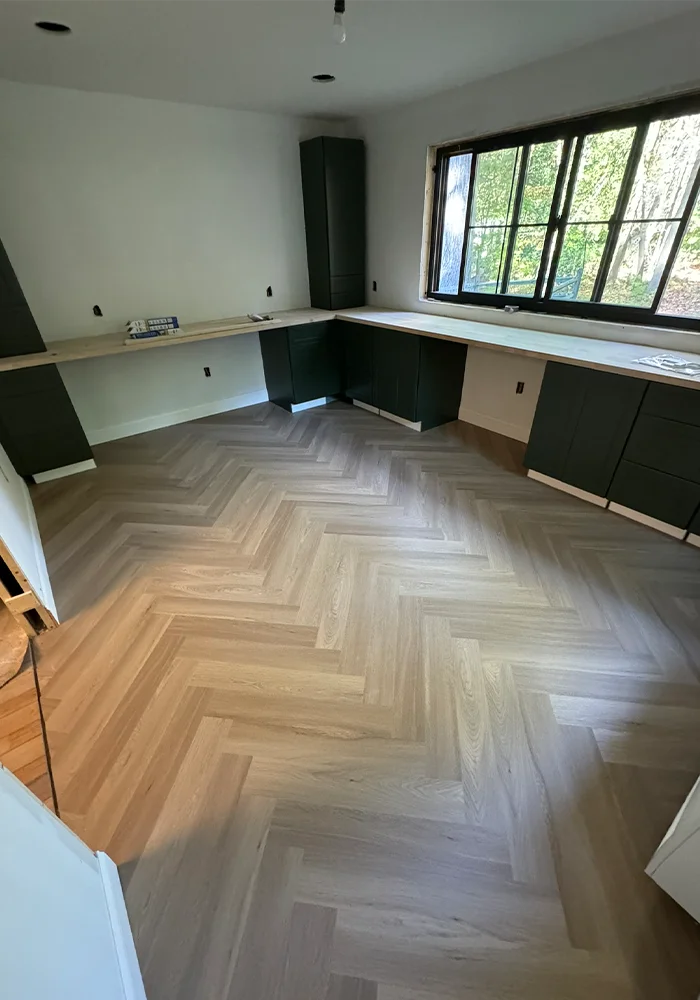 Laminate floor installation 4